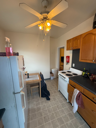Kitchen - Bright Studio in Cambridge | Renovated Kitchen, Hardwood Floors Apartments