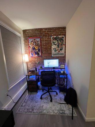 Desk Area of Bedroom - CONVENIENT & SPACIOUS Master Bedroom in Apartment (May-August)