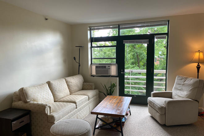 Living room and porch - Botanic Gardens Apartments