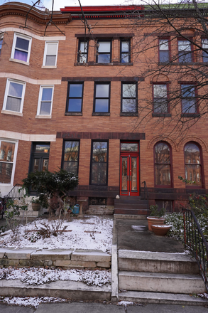 Front of house - Charles Village Rowhouse