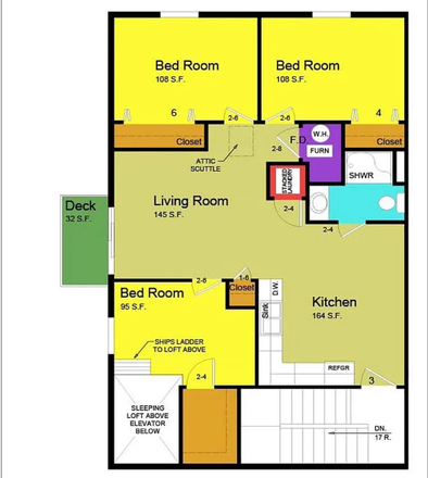Upper right bedroom for sublease. - Room in apt close to campus with parking!