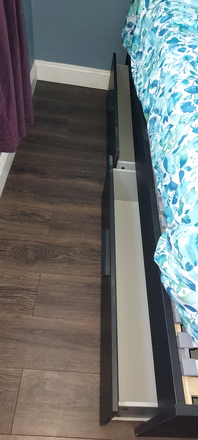 Drawers under bed for storage - Laaksonen - Private Room in a Queer Owned SHARED House Close to UMD shuttle stop with dogs