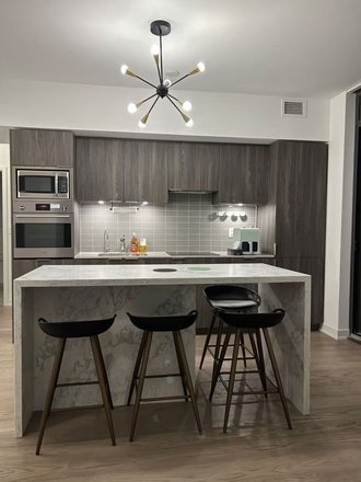 Kitchen - $3500 month 2 Bedrooms 2 Bathroom (on 56th floor in Wellesley and Church Neighbourhood