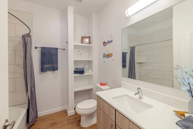 bathroom - 1b/1b at Nest on Dryden top floor Apartments