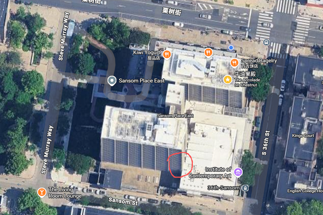 This shows the S8 unit location within the building - Lease Takeover – Accolade on Chestnut | UPenn | S8 Floor Plan | Walk to Campus Apartments