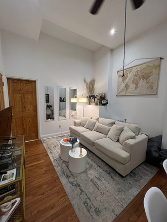 living room and the door in the wall is one of the room ( no the room listed tho) - Beautiful Furnished Upper east side Apt w/ Room for Rent – Friendly Roomies, Amazing Location!