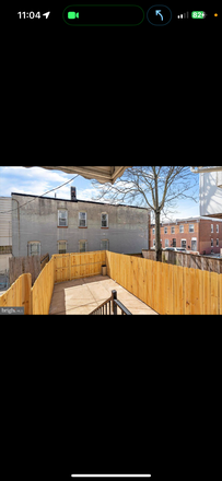Backyard area - 2 bedroom 1 bathroom ENTIRE upper floor of rowhome