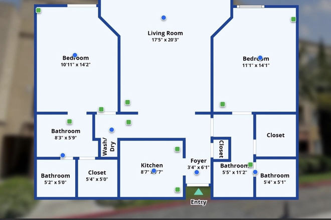 Available bedroom is on the right ! - Looking for 2 roommates for our 2B/2B apartment ! 🌷