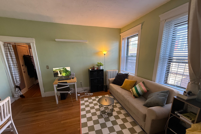 Living room - Cozy Fully Furnished 1-Bed in Prime Fenway Location Apartments