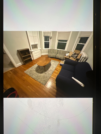 Living room - Summer sublet of private bedroom in great 4BR apartment across street from Tufts campus