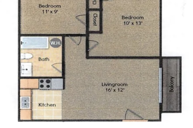 Floor plan - Weida Apartments