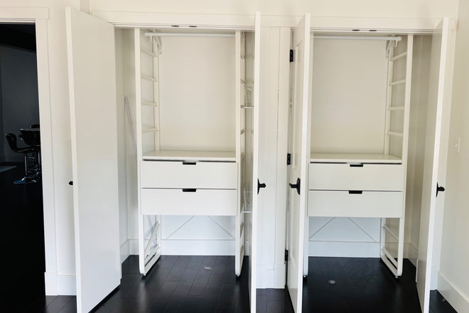 Closet - Room available for for Sep. 1st. Utilities included. Near bus and Orange Line, Malden Center. Triplex