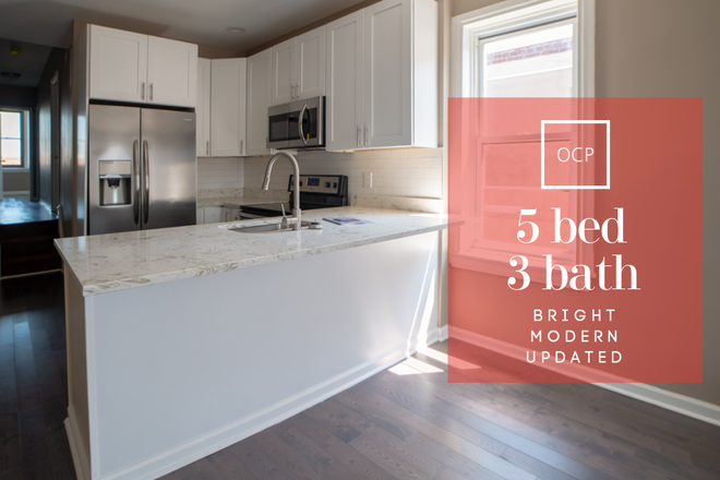 Beautiful Bright Unit - Off Campus Philly  - Sunny and Newly Renovated 5 Bed 3 Bath
