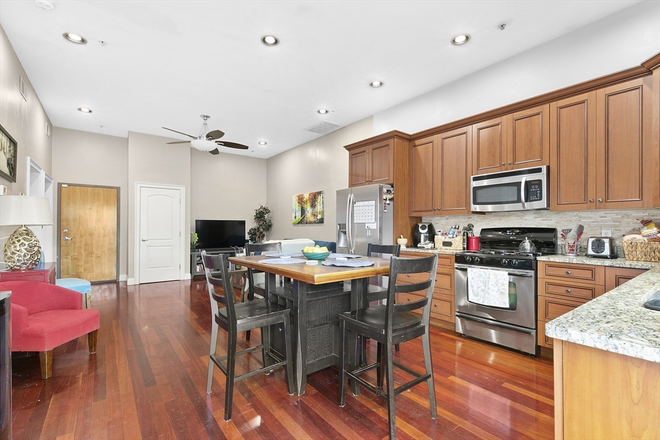 Kitchen with Large Island - **2 Bedroom Beautiful penthouse available near East Boston's Orient Heights! 661 Bennington Street**