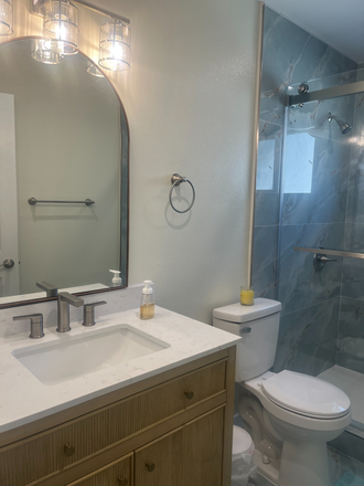 Bathroom - Master bedroom with separate entrance and self accessible mini-split air/heat system