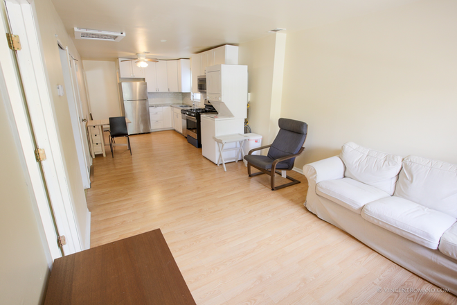 living - 909 Aberdeen 2nd floor front. 2 bed 1 bath, 2 blocks from UIC and across from park Apartments