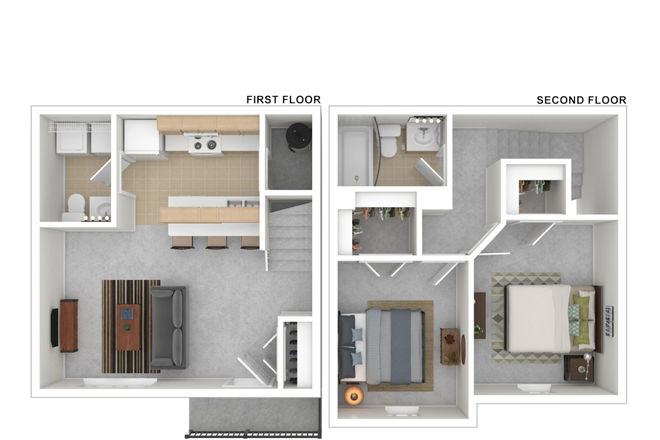 Floorplan - Maple Ridge Townhomes, Spring Semester 2025