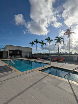 Pool area - Luxor Residence HOA Condo