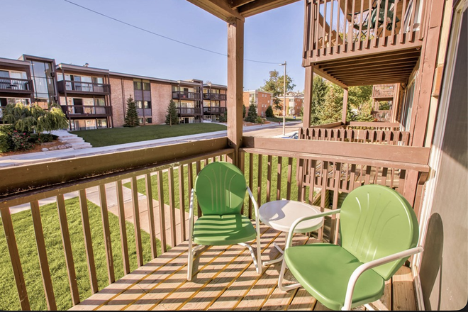 Not my balcony but looks the same. - Cedar Village Apartments