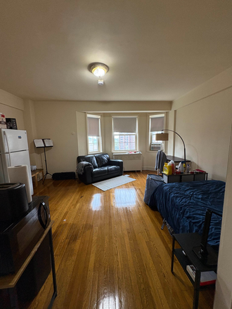 View of Entire Studio from Front Door - Studio Available at 100 West University Apartments