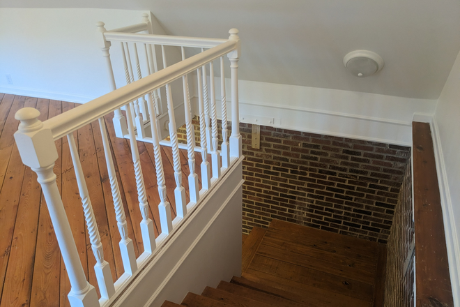 Entryway staircase - Quaint Wagener Terrace Studio Apartment