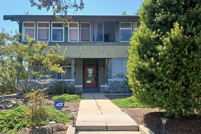 FRONT. LOWER LEFT IS 771 - 1 room, appliances, AC & heating, Community laundry and back yard.