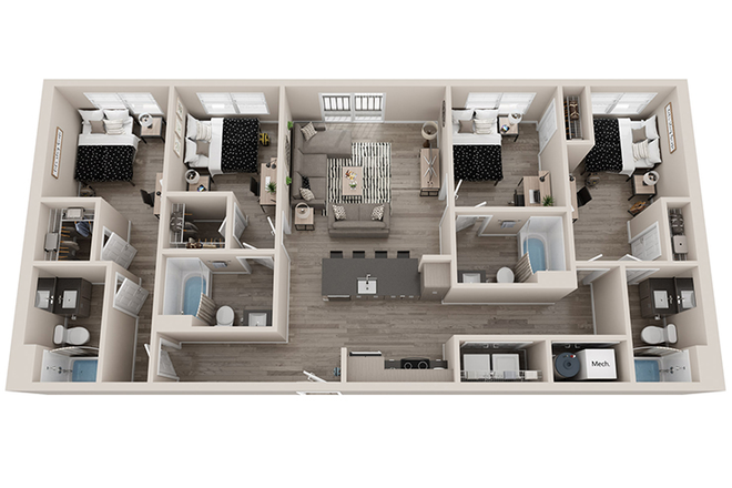 Apartment Overview - The Metropolitan Tampa