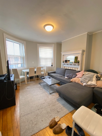 Call NOW for showings! 617-236-8550 - COLUMBUS AVE - HUGE BROWNSTONE 3BR/1BA ACROSS FROM NEU FOR *9/1/2026* W/ IN UNIT LNDRY, FIREPLACE!