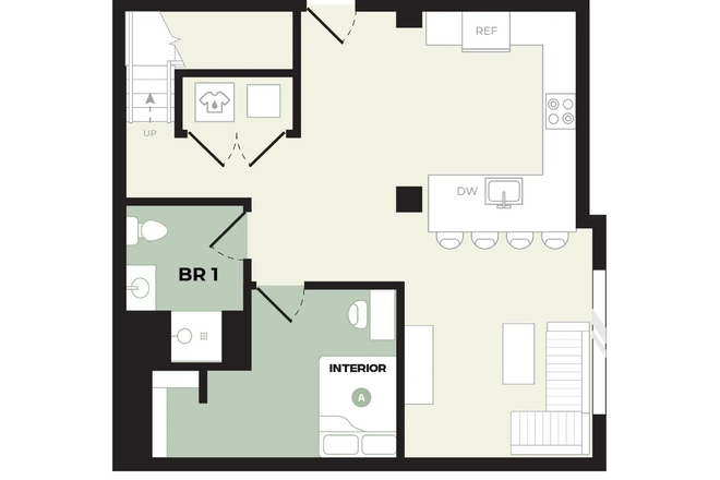 Bottom Floor - The Hub College Park Apartments