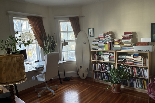 Office (or living room) - 3 Bedroom Apartment Two Porches in Cute Huron Village!