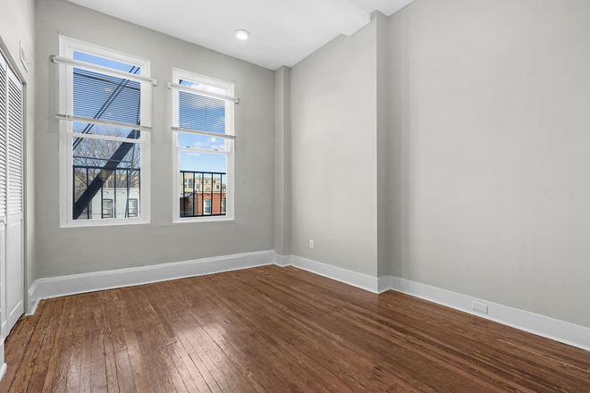 Bedroom 2 - Charming 2BR w/ In-Unit W/D | Historic Building Near JHU Triplex
