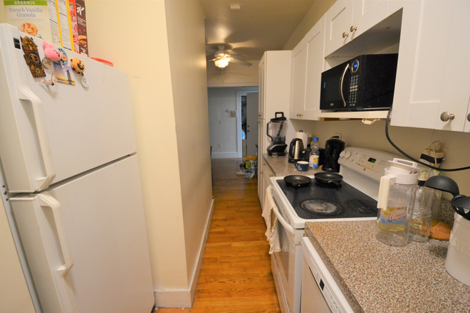 Kitchen - 4 separate Rooms in 3/4 Split  walk to Campus  for 4 roommates  9/1 Apartments