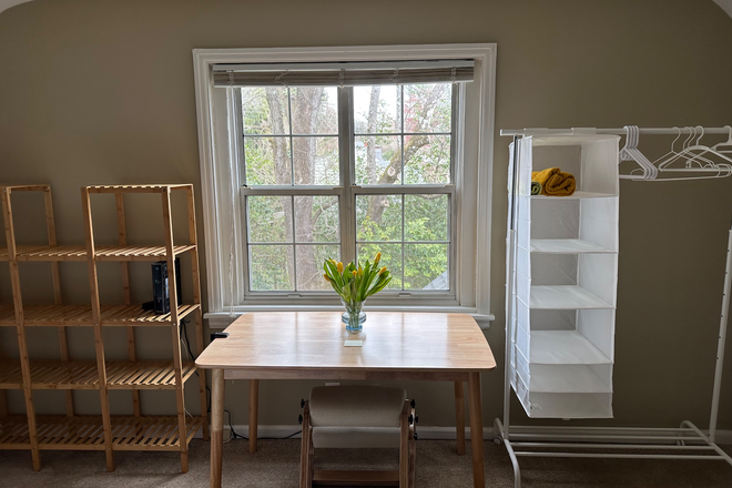 Your north-east facing bedroom 1 - Comfortable, Quiet Apartment to Co-Rent: Mature Student/Faculty