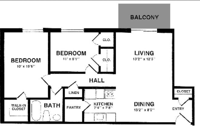 Layout - Roanoke Street Apartments
