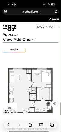 One bed bath appt - The 87
