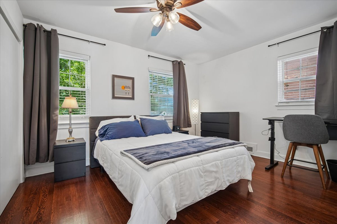 Master - Pleasant Brookland home near CU. Great light! Metro/bus close. Parking space. 3 BR or 2 BR + study.