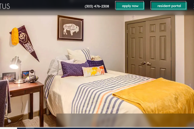 Bedroom (from Lotus website, my bedroom isn't as tidy, but the layout is the same) - The Lotus - DISCOUNTED Room in shared furnished apt. - Spring 2025 sublet