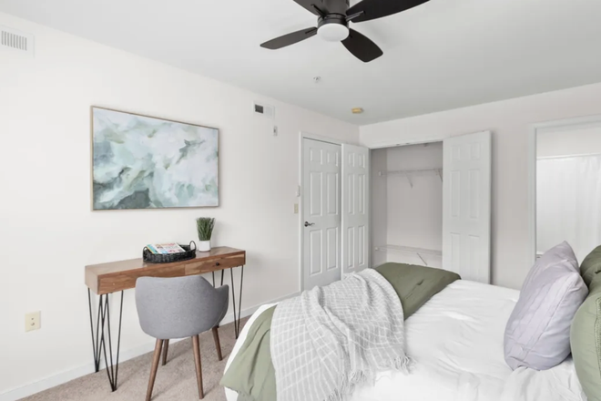 Bedroom (unfurnished) - Cary Belvidere Apartments