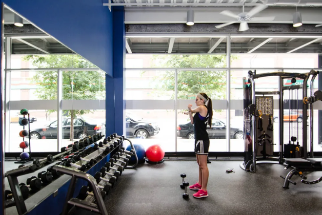 Fitness Center - The York Towson Apartments