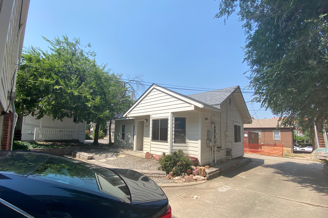 Front of House / Southeast corner - Cute 2BR Alley House with Parking