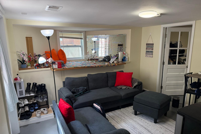 Living Room - Basement Apartment, Walk to Campus, Off Street Parking