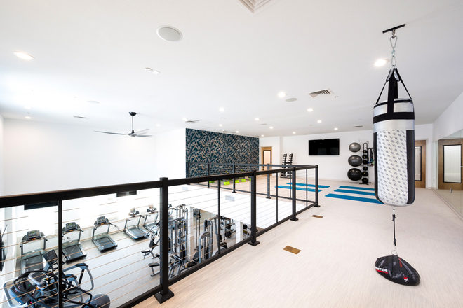2nd Floor Gym - The Cottages on Port Republic Apartments