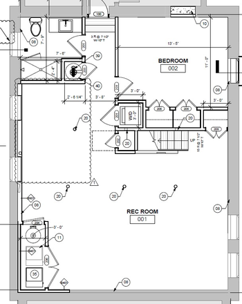 Floorplan - Spacious newly renovated furnished basement apartment close to Tenleytown