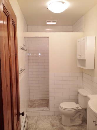 Tile Bathroom - Avail July 1, 2026 Exposed brick, three bedroom, tile bathroom, hardwood floors, downtown location Apartments