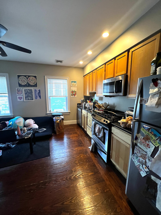 Kitchen - Modern 4 bed on Hillside Street with laundry in unit!