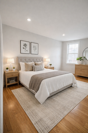 bedroom - Benefit Street 3 bedrooms, 2 full bathrooms, split level apartment