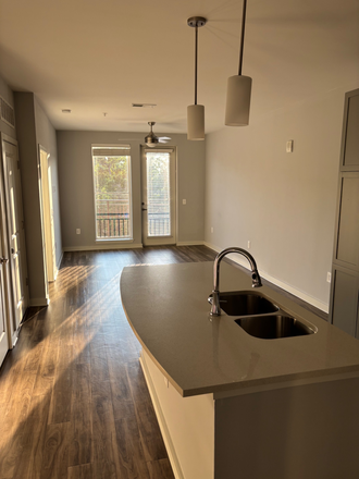 Living room - Modern 1BR/1BA in City Springs, Sandy Springs Apartments