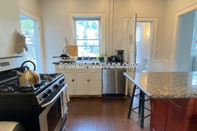 Kitchen - NO BROKER FEE! 5 Bed 1 Bath Apartment on Curtis St. in Somerville! Near Tufts Campus!