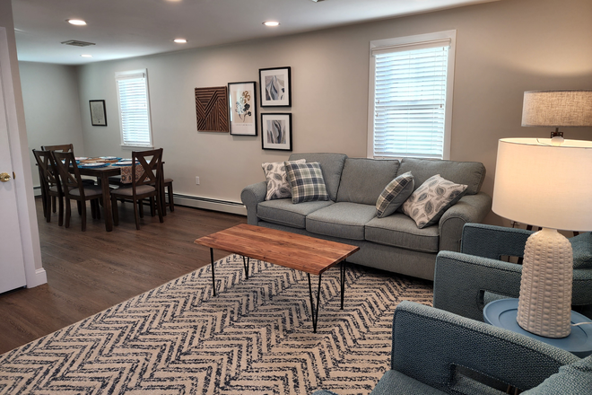 Living Room - Available for a group of 3! Beautiful 3 bedroom home near Narragansett Pier!