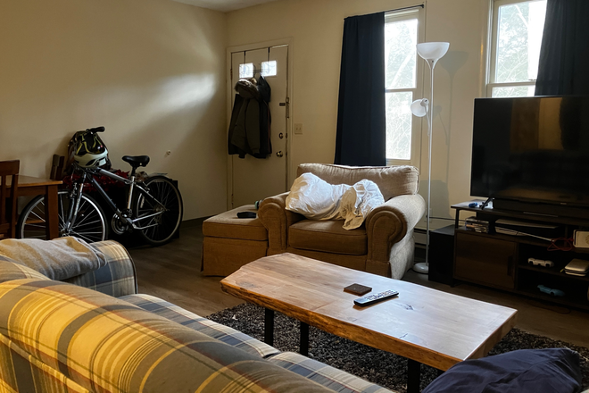 living room - Umass bus- One bedroom apartment -June 15- Amherst